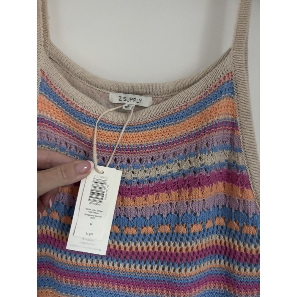 NWT Z Supply Santa Cruz Stripe Midi Dress Size small - Picture 5 of 9
